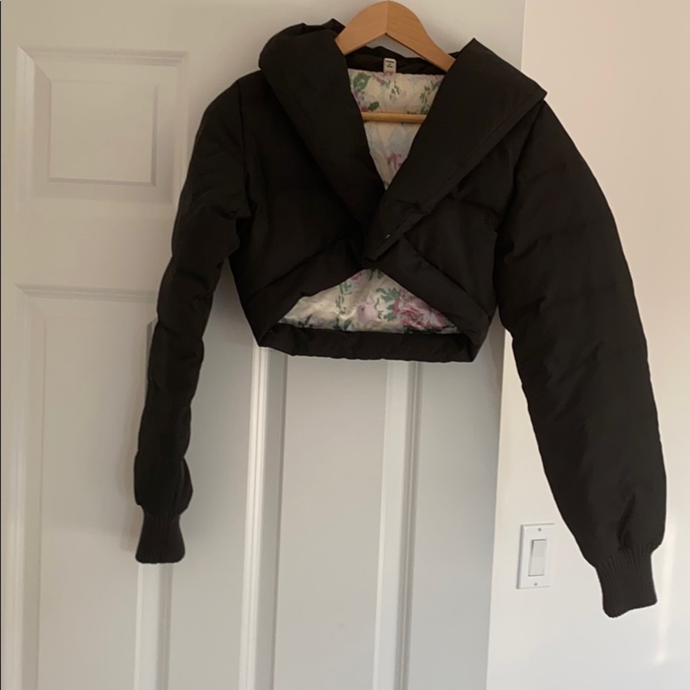 Joie cropped puffer coat
